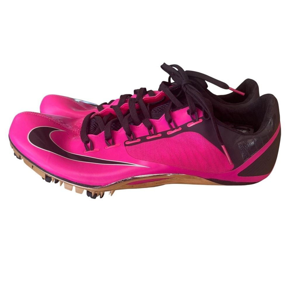 Nike Zoom Suprfly R4 (526626 660) Mens Size 12.5 Pink Black Sprint Track‎